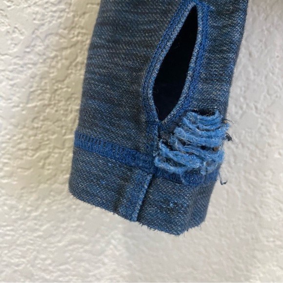 LULULEMON Forme Jacket Reversible Slub Denim Limitless Blue/Black Size 4 - Picture 14 of 16